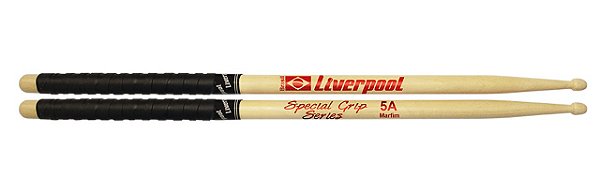 BAQUETA 5A LIVERPOOL SPECIAL GRIP PONTA MADEIRA