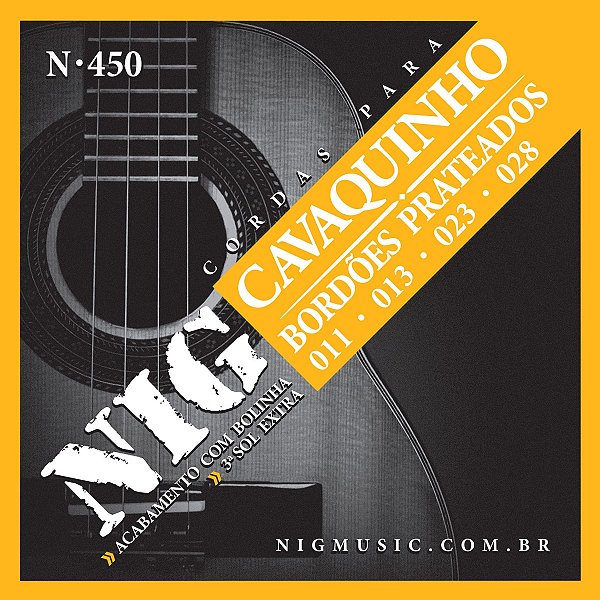 ENCORDOAMENTO CAVAQUINHO 011 NIG N450 COM BOLINHA