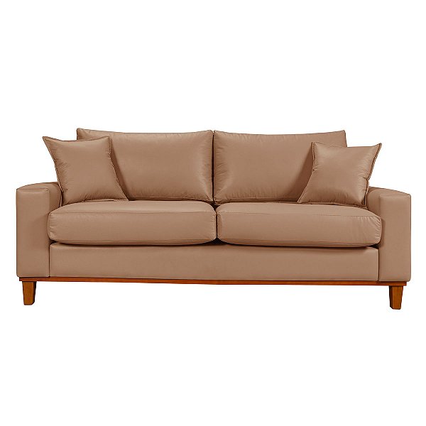 Sofá Para Sala, Escritório ou Recepção Living Istambul em Courino Bege