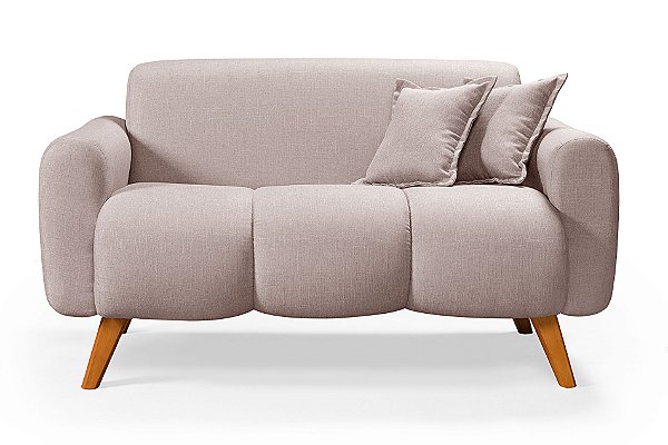 Namoradeira 2 Lugares Dallas em Linho 1,45m