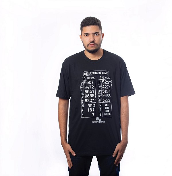 T-Shirt Jogo do Bicho - Black Zone, T-Shirt StreetWear