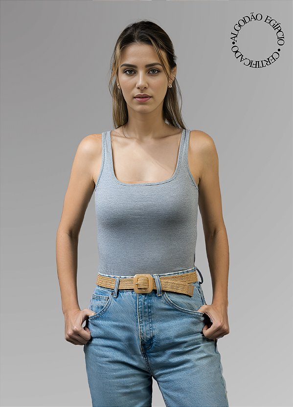 Regata Slim Comfy Algodão Egípcio