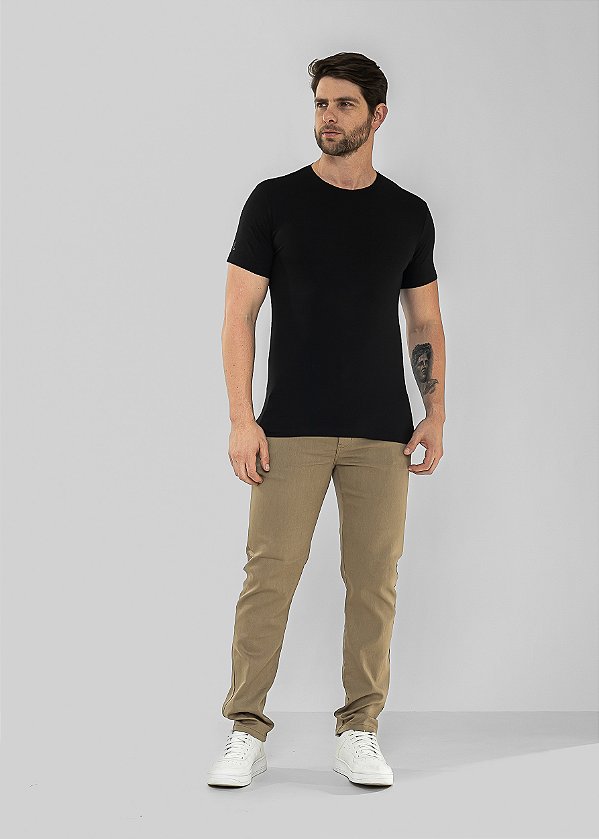 Camiseta Masculina Perfect Algodão Egípcio Decote U