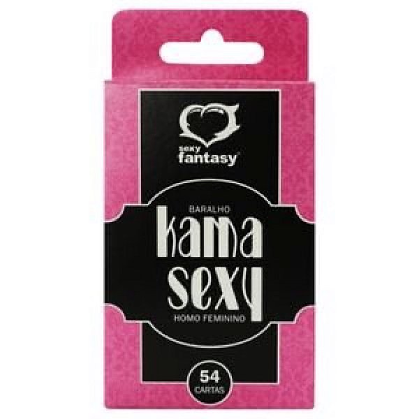 Baralho Kama Sexy Homo Feminino com 54 cartas - Sexy Fantasy