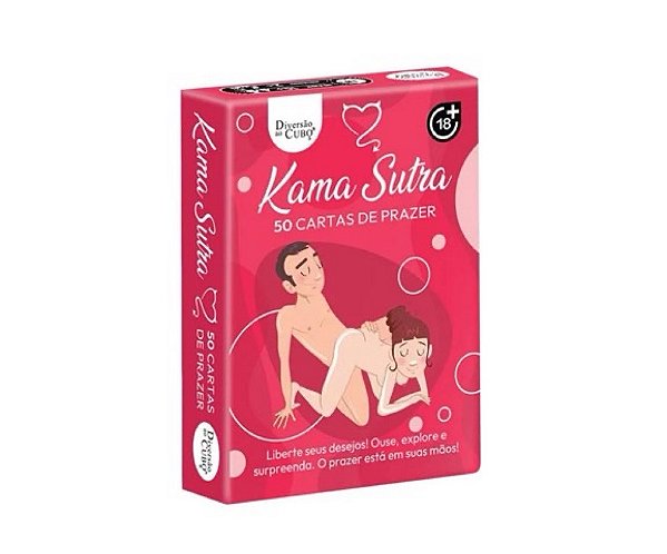 Baralho Kama Sutra 50 Cartas de prazer - Diversão ao cubo