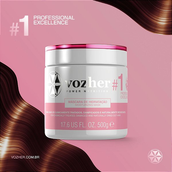 Máscara de Hidratação Profissional Vozher #1 - 500g