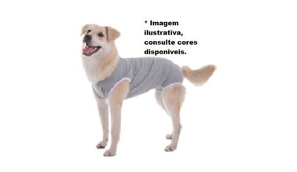 Roupa Pós-Cirúrgica Miau para Cães Unissex- tamanho 2 (2,5kg á 5,5kg- Comp. 29 à 32cm)