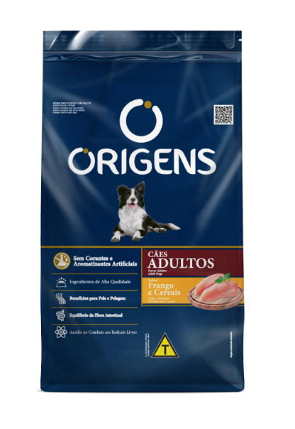 Ração Origens Cães Adultos Frango 15kg
