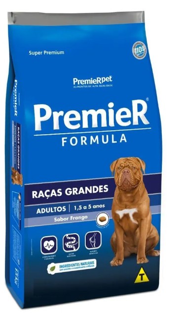 Ração Premier Fórmula Raças Grandes e Gigantes Adultos Frango
