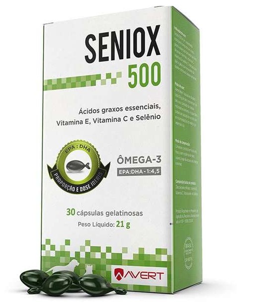 Seniox 500 com 30 Cápsulas