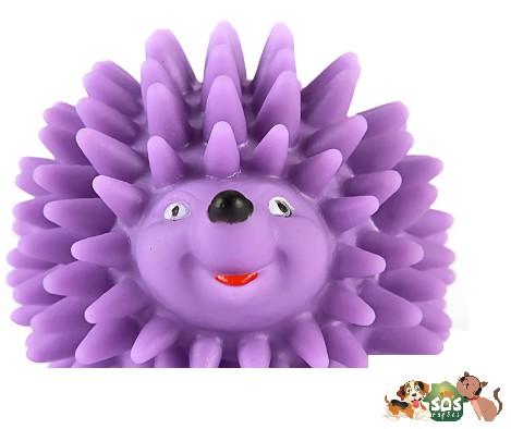Brinquedo Cães Mordedor Mini Ouriço Aprox. 7 cm REF PET727   (cores diversas)