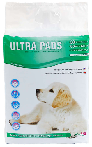 Tapete Higiênico Ultra Pads Premium 80x60 30unid