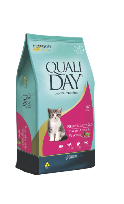 Ração Qualiday Gatos Filhotes/Lactação