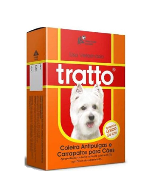 Coleira Antipulgas e Carrapatos para Cães Tratto Tamanho único 56cm - 17g