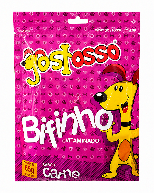 Bifinho GostOsso Carne 65g