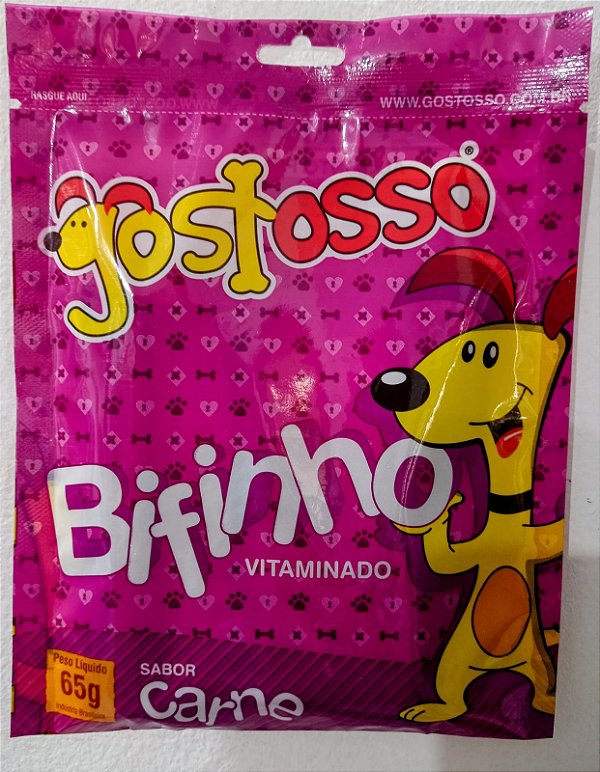 Bifinho GostOsso Carne 65g