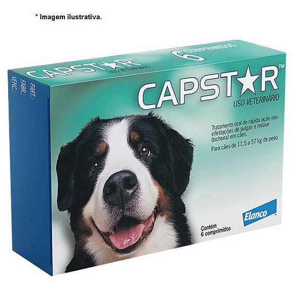 Antipulgas Capstar 57,0mg + 11kg 6 comprimidos