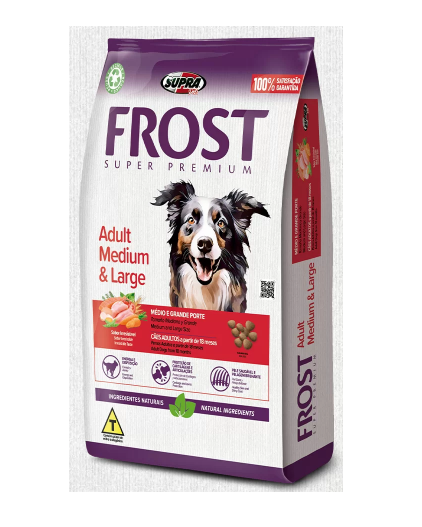 Ração Frost Cães Adult Raças Medium & Large 15kg