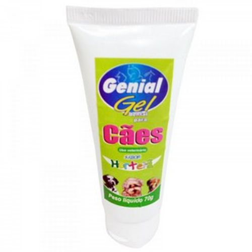 Creme Dental Genial Pet Sabor Hortelã 70gr