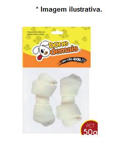 Osso Nó Natural 3/4 com 2 unidades - Bone Demais