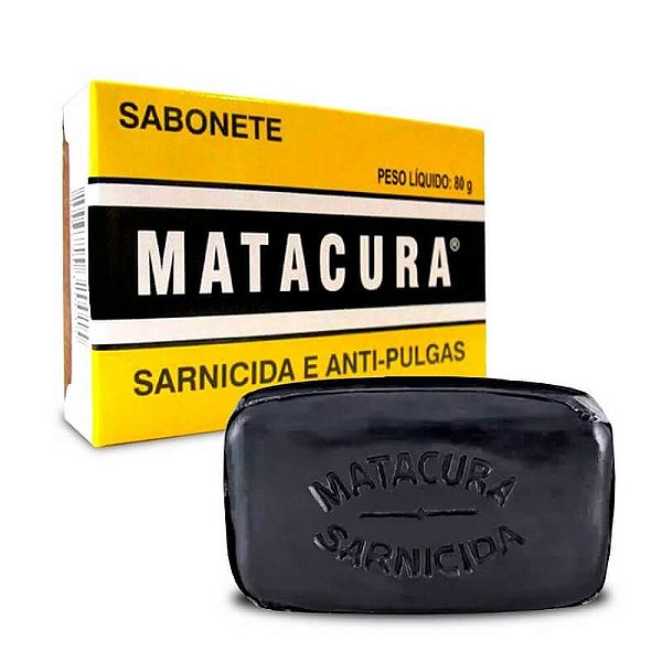 Sabonete Sarnicida e Anti-Pulgas Matacura 80g