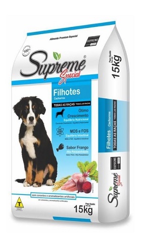 Ração Supreme Special Cães Filhotes Frango 15kg