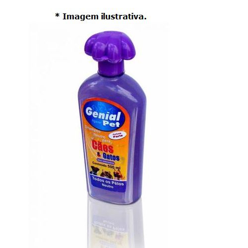 Shampoo Todos os Pelos Paris Genial Pet 500ml (Cães e Gatos)