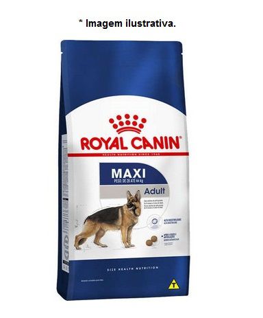 Ração Royal Canin Maxi Adult 15kg VENCIMENTO 05/01/2026
