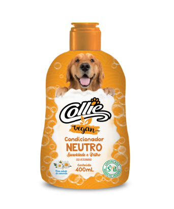 Condicionador  Cães/Gatos Neutro Collie  400 ml  (Extrato de Camomila)