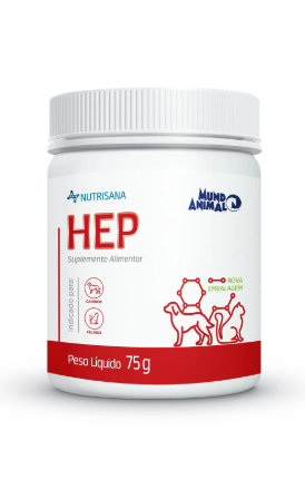 Hep Nutrisana 75g (pó)  Cães e Gatos Aroma de Carne