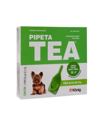Pipeta TEA Cães de 0,6 até 5kg  0,7ml