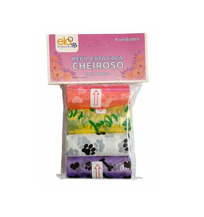 Cata Caca Kit Refil c/4unidades  (15 saquinhos )