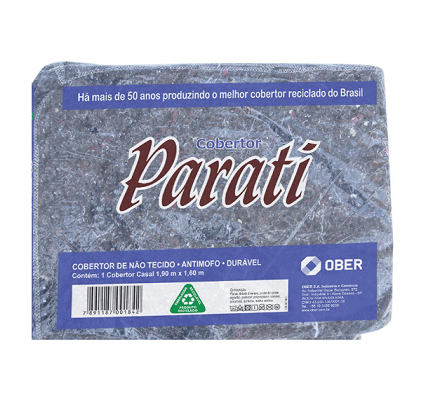 Cobertor Casal Parati Popular Para Doação 190x160cm