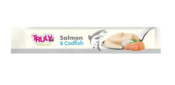 Snack Truly Creamy Salmon & Codfish 14gr             (Salmão e Bacalhau)