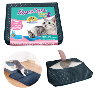 Tapete Coletor de Areia para Gatos Tapecats    68x56cm       REF 6701