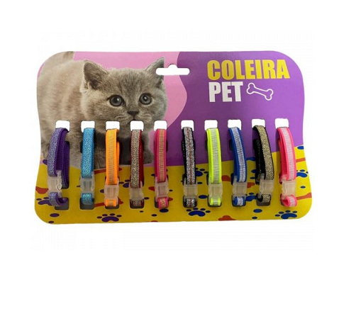 Coleira Para Gatos com Brilho                     REF 3791