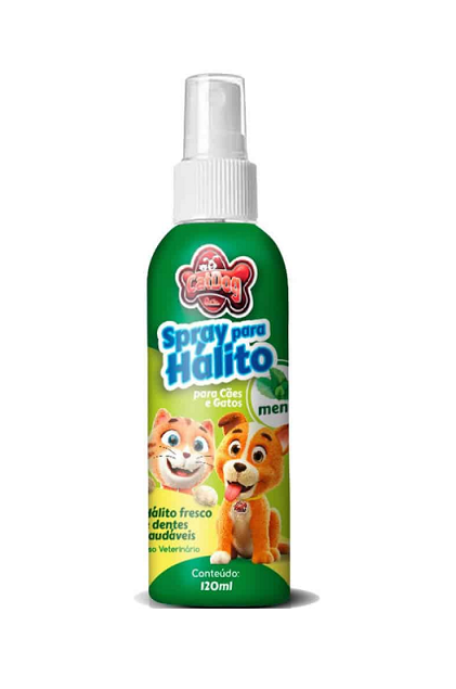 Spray para Hálito de Menta 120ml (cães e gatos)