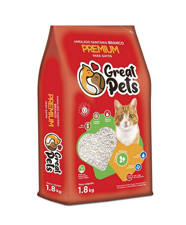 Granulado Higiênico Great Pets Diatomita Premium