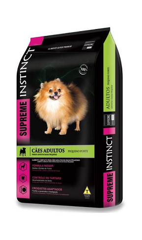 Ração Supreme Instinct Cães Adultos Raças Pequenas 10kg