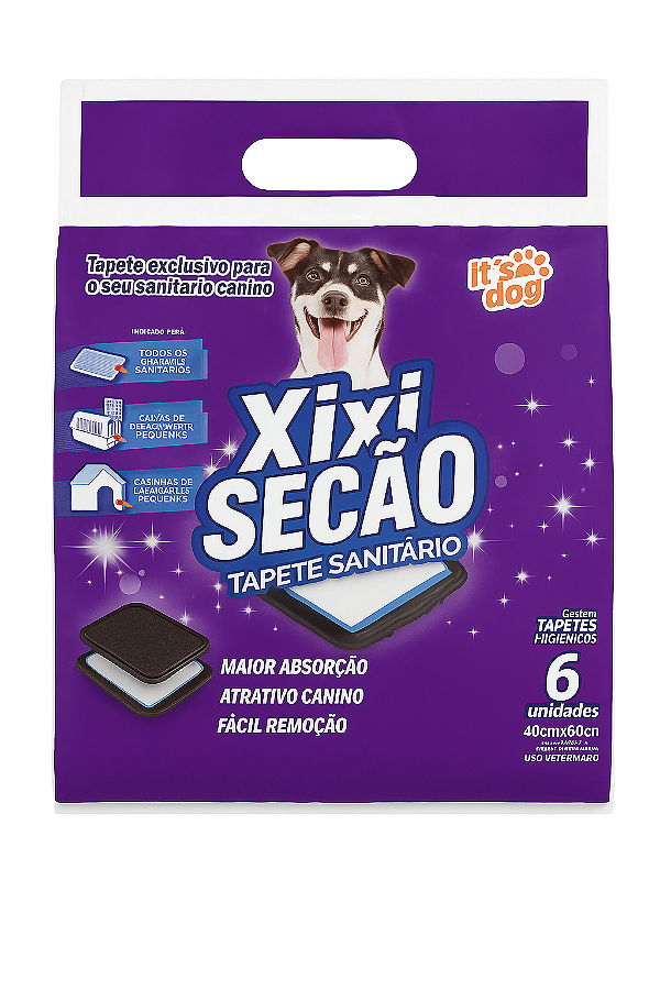 Tapete Sanitário Xixi Secão 40x60 (6 unidades)