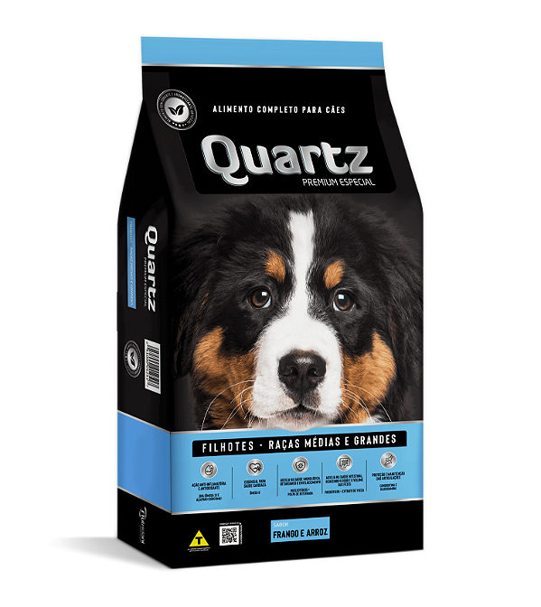 Quartz Filhotes Raças Médias e Grandes 15kg