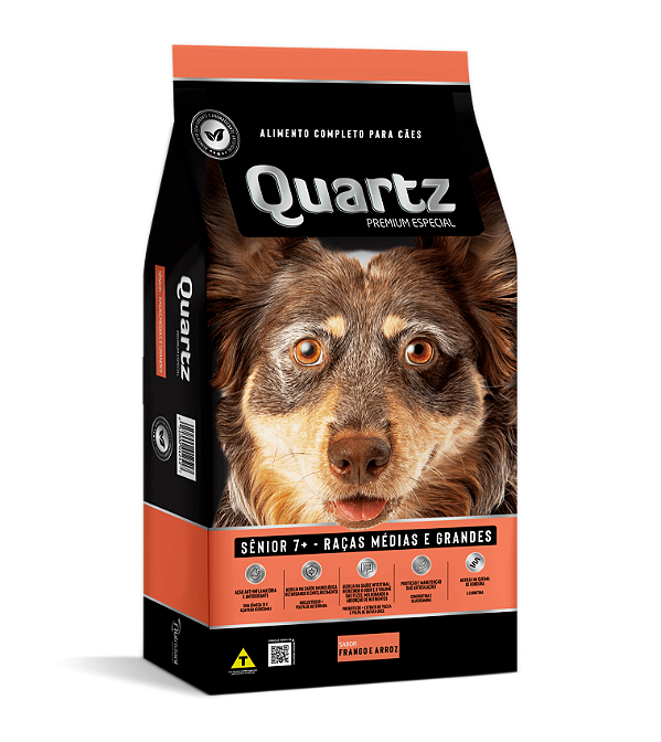 Quartz Senior Raças Médias e Grandes 15kg