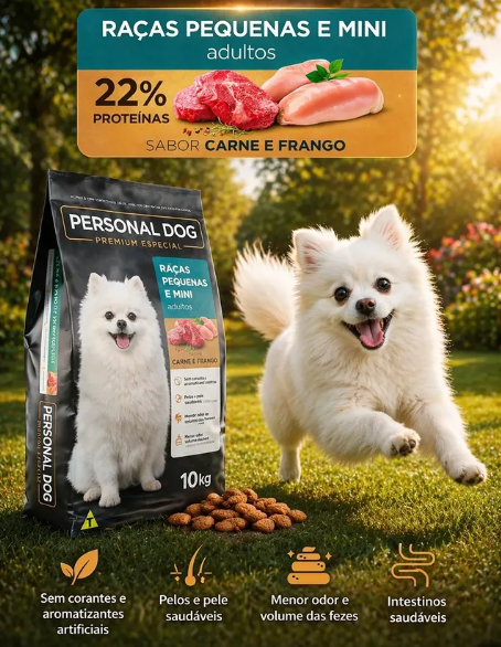 Personal Dog Adulto Mini Carne e Frango 10,1kg