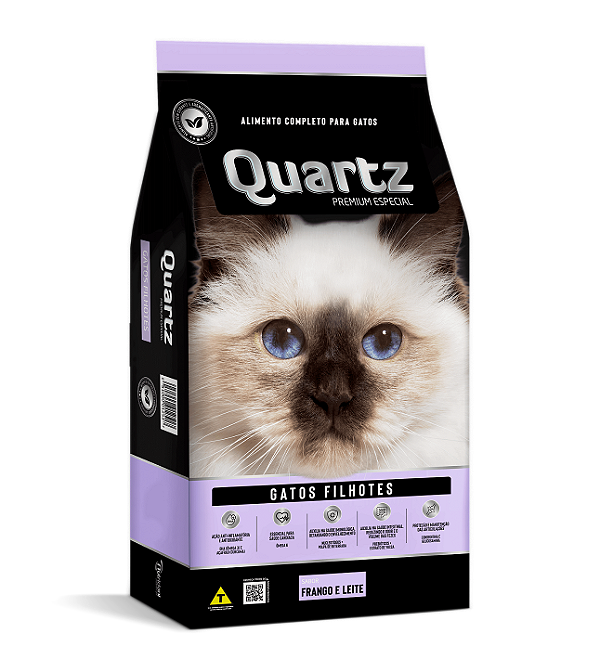 Quartz Gatos Filhotes Frango
