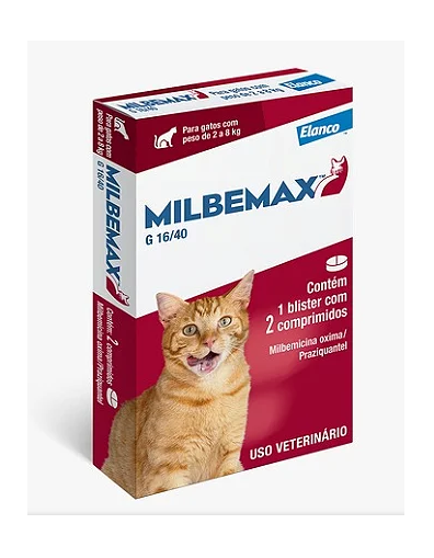 Milbemax Gatos 2kg a 8kg 2 Comprimidos