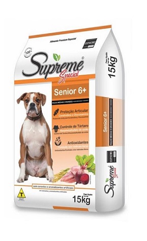 Ração Supreme Special Cães Sênior Raças Médias e Grandes 15kg