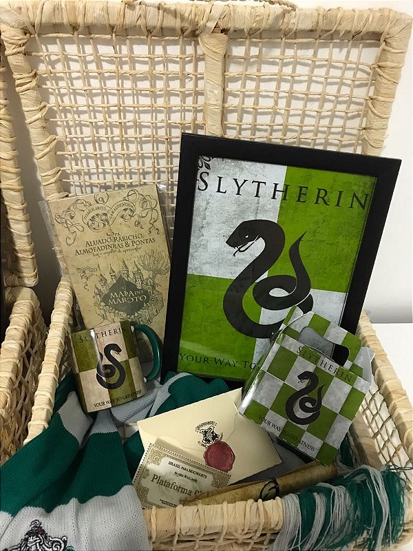 Kit Harry Potter - Sonserina (9 Itens)