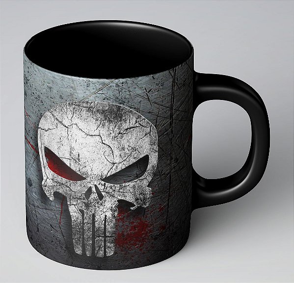 Caneca Justiceiro - Arte Preta