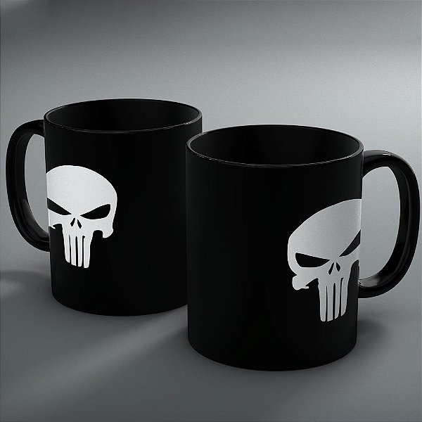 Caneca Justiceiro - Preta