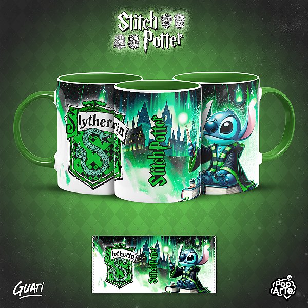 Caneca Stitch Mágico - Estilo Harry Potter